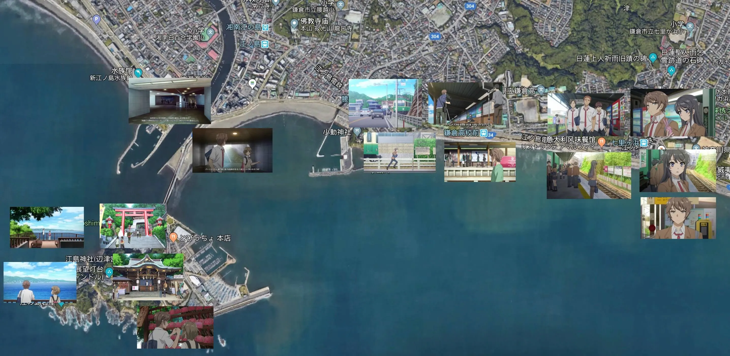 《青春猪头少年不会梦到兔女郎学姐》圣地巡礼